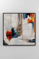 Kare - Framed Picture Visione Obliquo 100x100