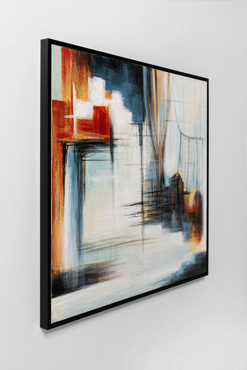 Kare - Framed Picture Visione Front 100x100cm