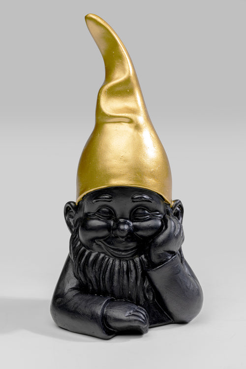 Kare - Deco Figurine Gnome Black 21cm