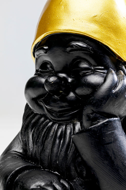 Kare - Deco Figurine Gnome Black 21cm