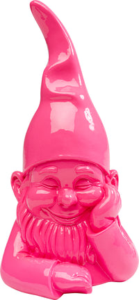 Kare - Deco Figurine Gnome Pink 21cm