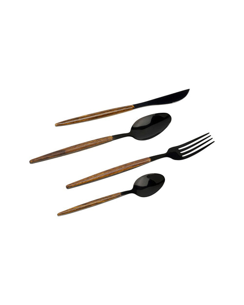 Kare - Cutlery Paris Black Matt (16/part)