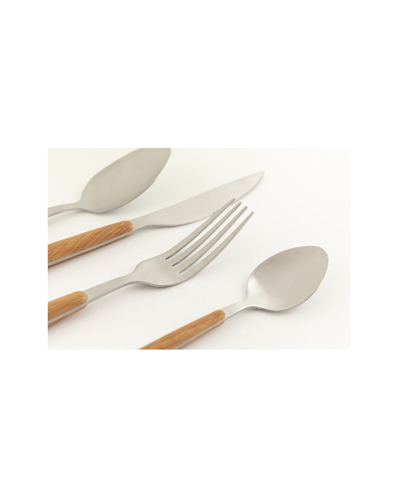 Kare - Cutlery Paris Nature Silver Matt (16/part)