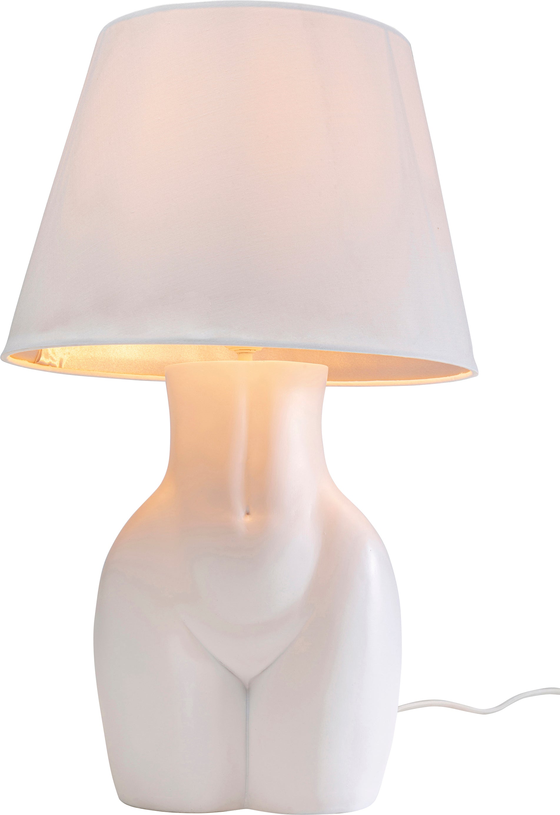 Kare - Table Lamp Donna White 48cm