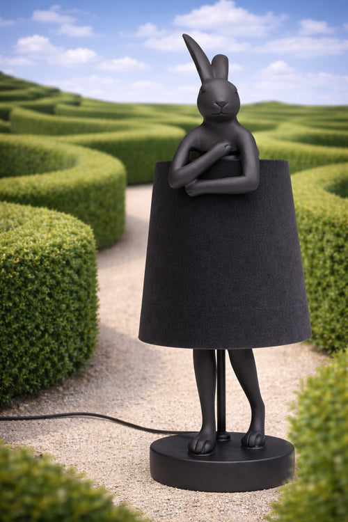 Kare - Table Lamp Animal Rabbit Matt Black 68
