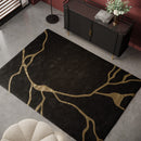 Kare - Carpet Fulmine Black 170x240cm