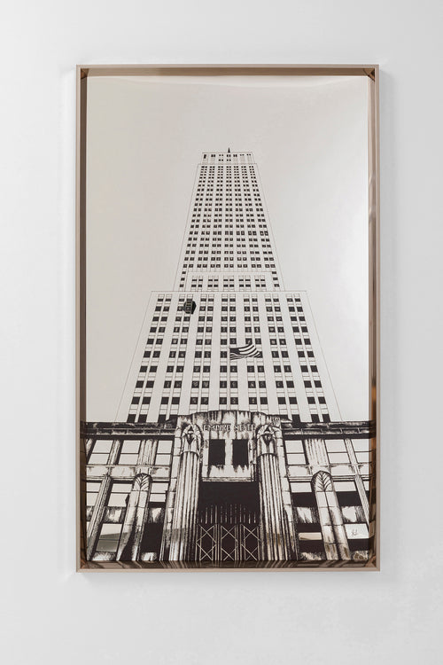 Kare - Framed Picture Empire State Mirror 77x