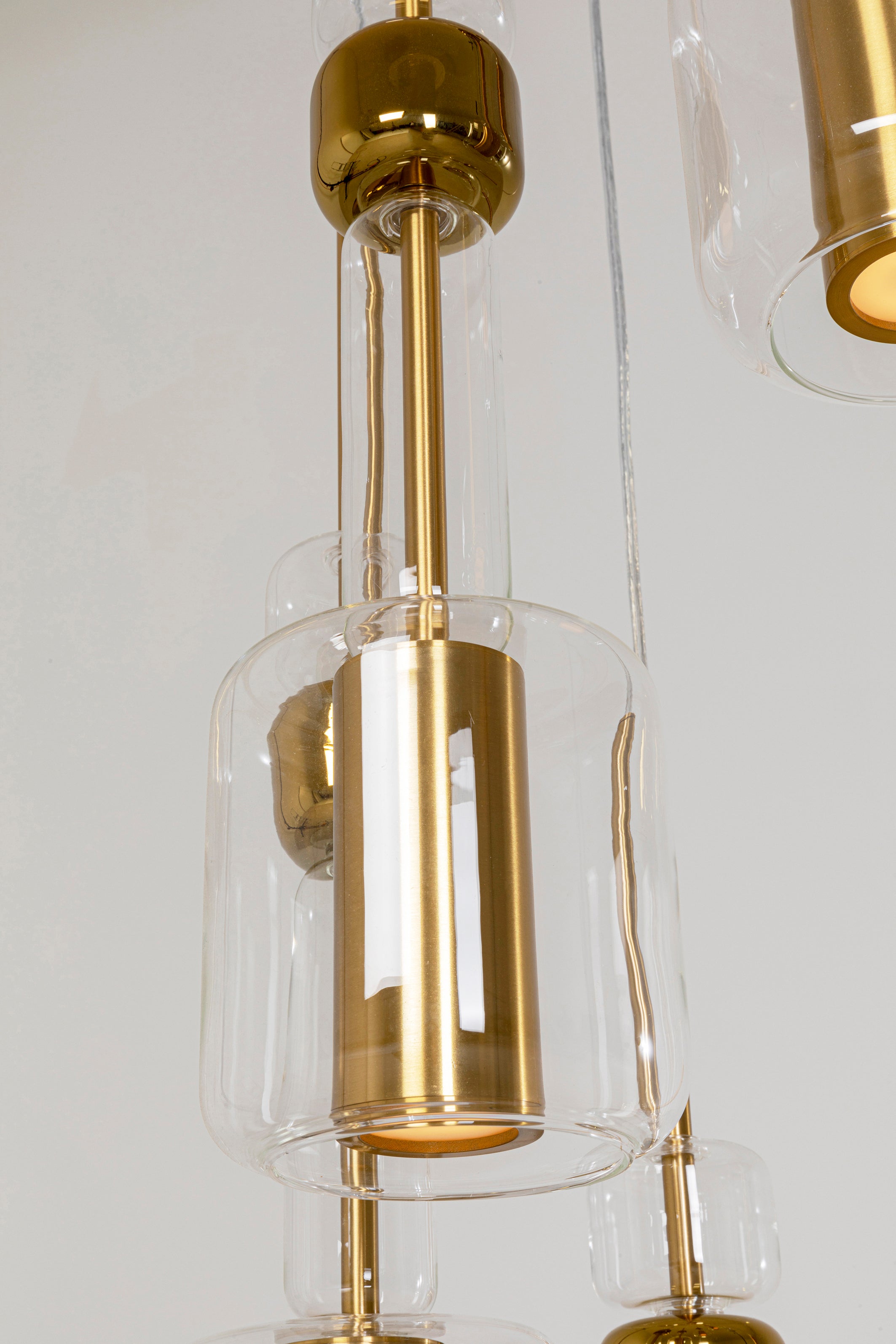 Kare - Pendant Lamp Candy Bar Gold Ø44cm