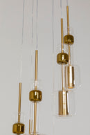 Kare - Pendant Lamp Candy Bar Gold Ø44cm