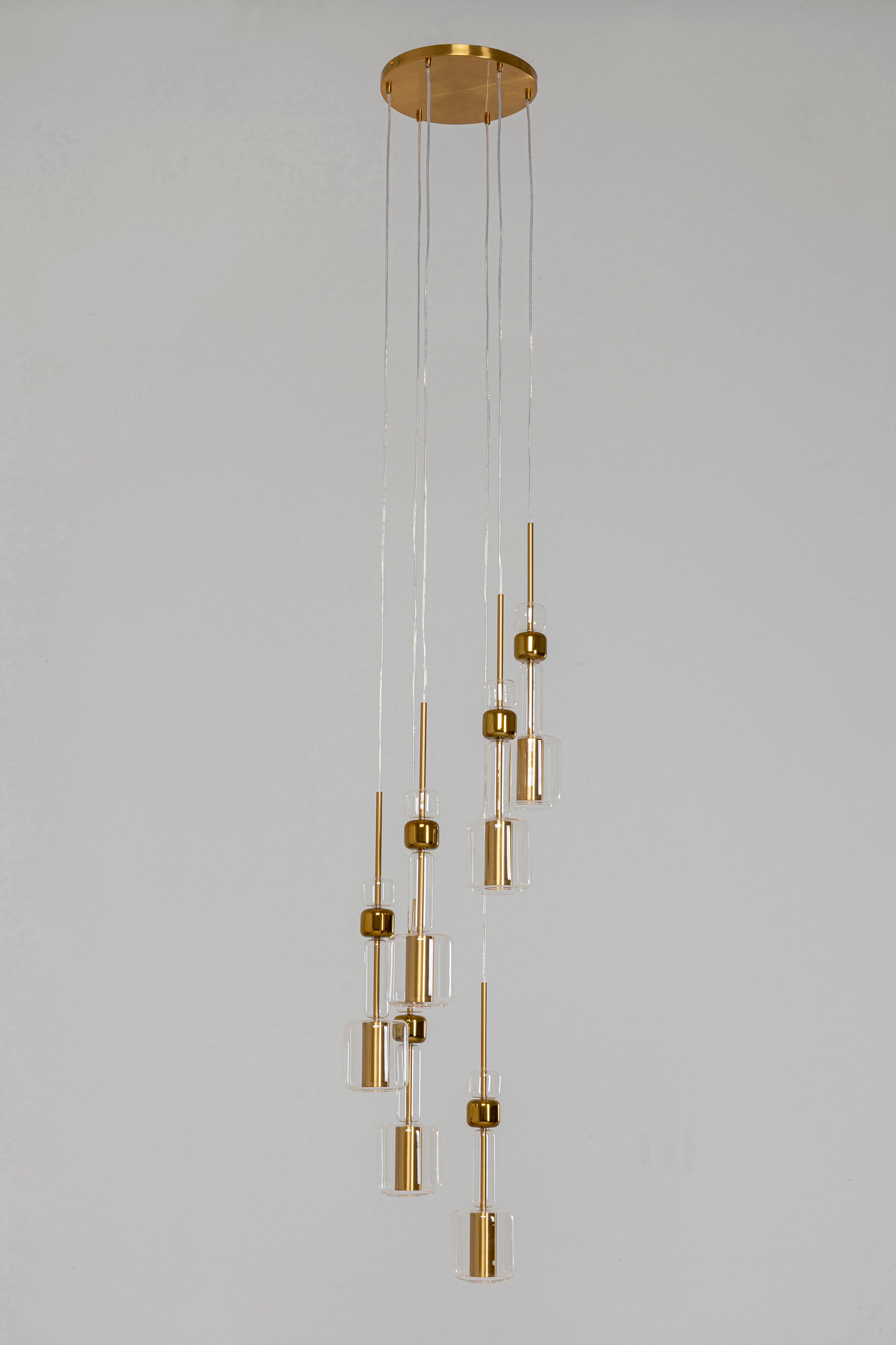 Kare - Pendant Lamp Candy Bar Gold Ø44cm