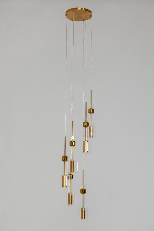 Kare - Pendant Lamp Candy Bar Gold Ø44cm