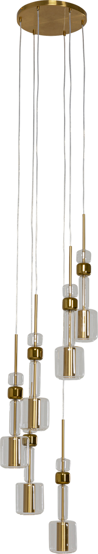 Kare - Pendant Lamp Candy Bar Gold Ø44cm