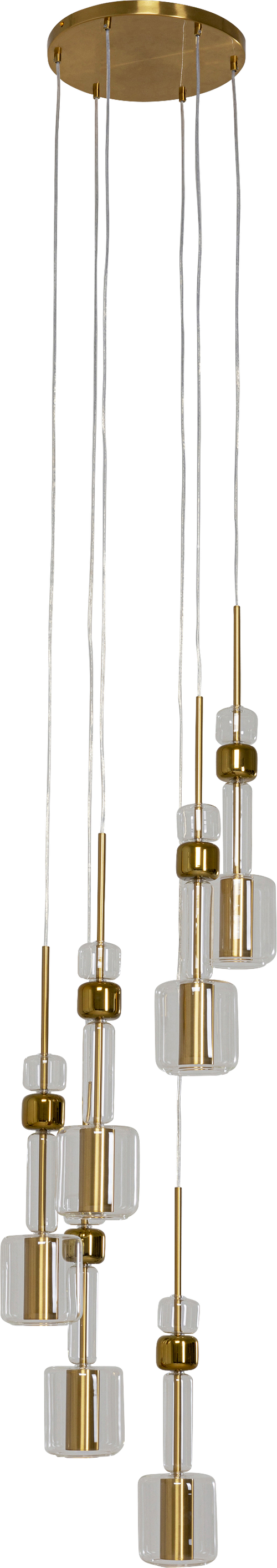 Kare - Pendant Lamp Candy Bar Gold Ø44cm