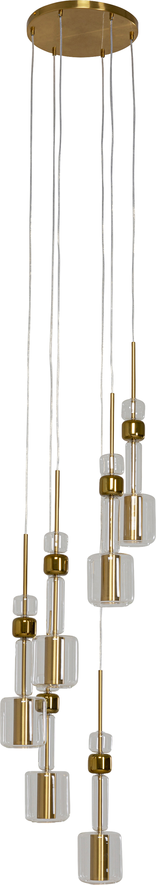 Kare - Pendant Lamp Candy Bar Gold Ø44cm