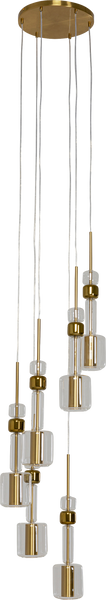 Kare - Pendant Lamp Candy Bar Gold Ø44cm