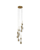 Kare - Pendant Lamp Candy Bar Gold Ø44cm