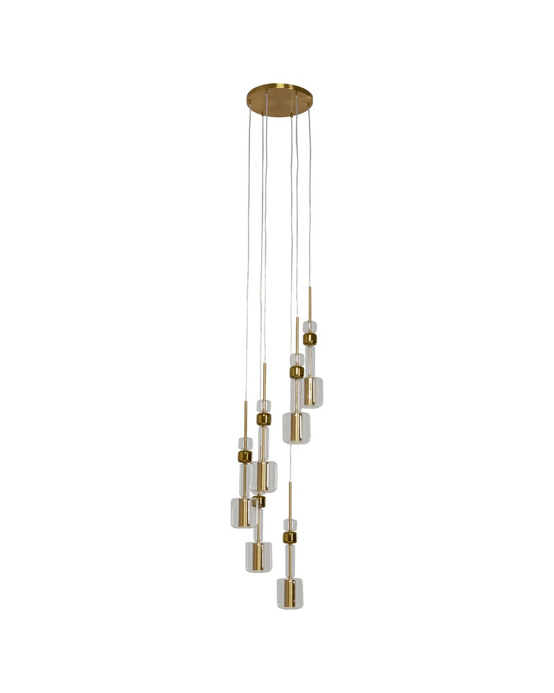 Kare - Pendant Lamp Candy Bar Gold Ø44cm