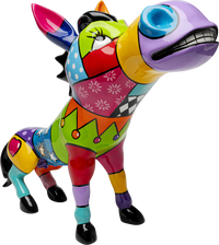 Kare - Deco Figurine Donkey Patchwork 54cm