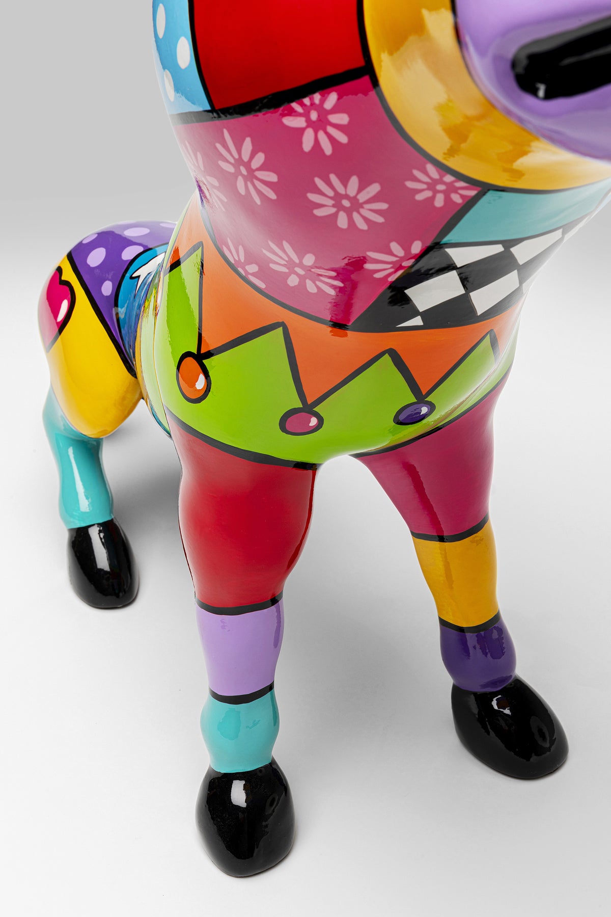 Kare - Deco Figurine Donkey Patchwork 54cm