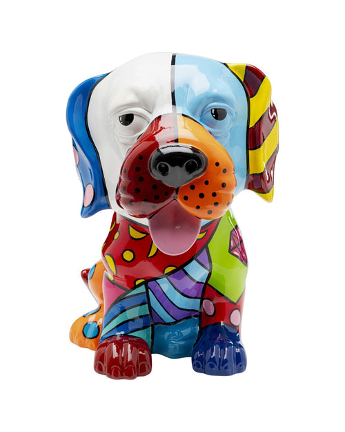 Kare - Deco Figurine Dog Patchwork 35cm