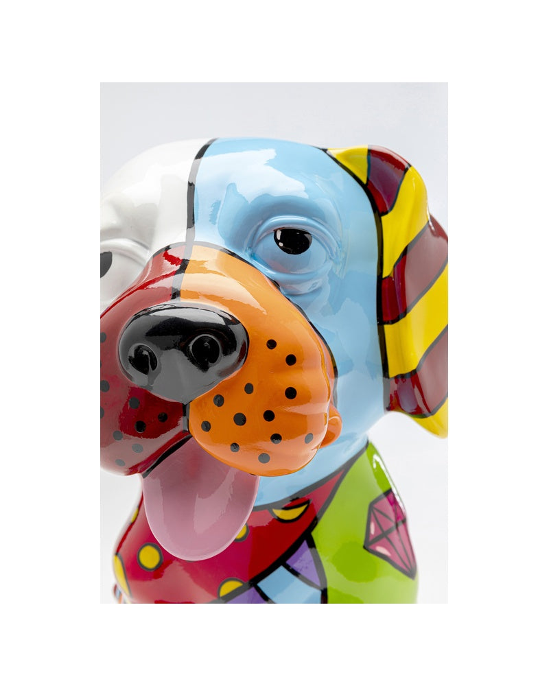 Kare - Deco Figurine Dog Patchwork 35cm