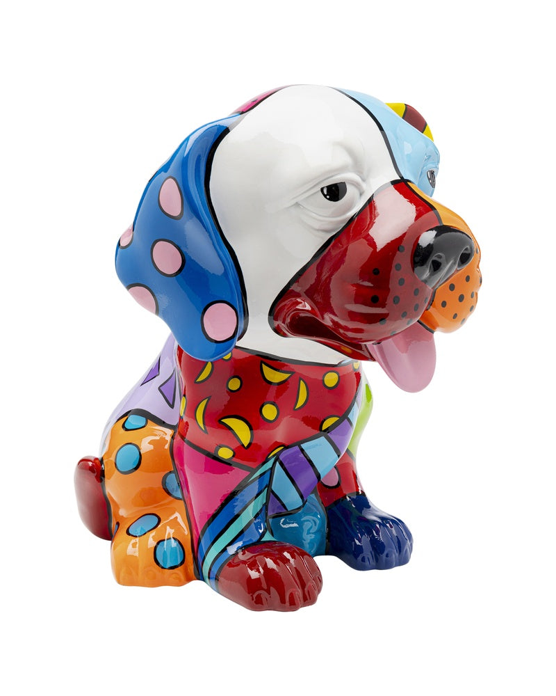Kare - Deco Figurine Dog Patchwork 35cm