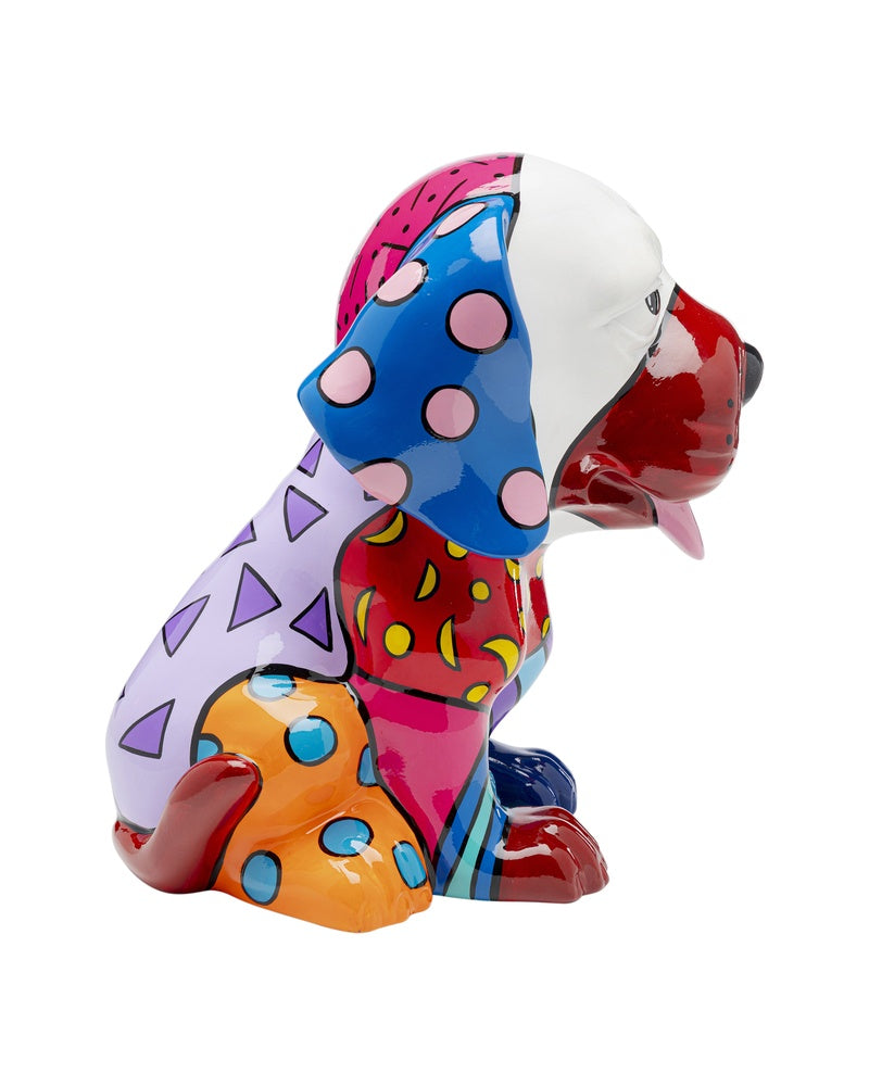 Kare - Deco Figurine Dog Patchwork 35cm