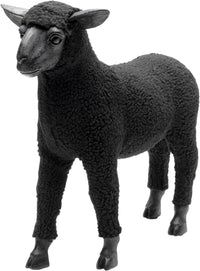 Kare - Deco Figurine Happy Sheep Wool Black 3
