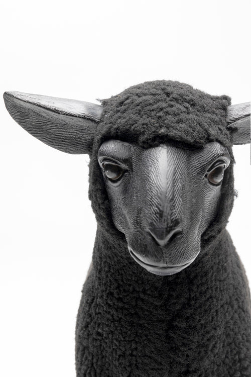 Kare - Deco Figurine Happy Sheep Wool Black 3