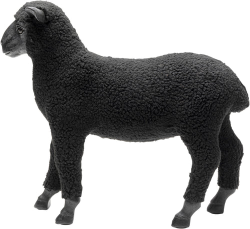 Kare - Deco Figurine Happy Sheep Wool Black 3