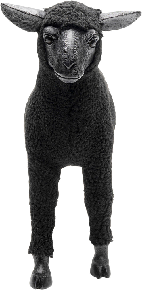 Kare - Deco Figurine Happy Sheep Wool Black 3