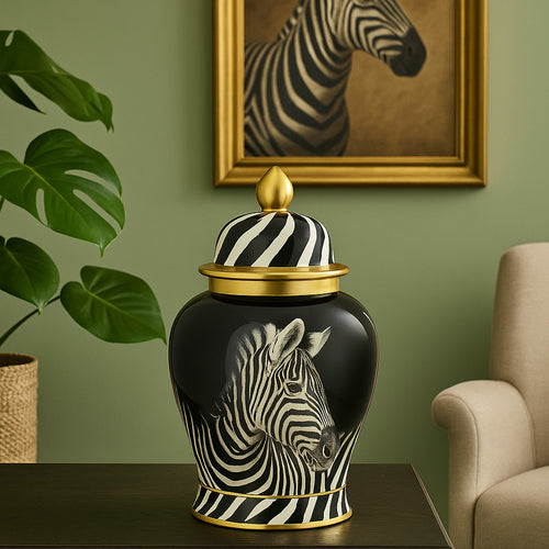 Kare - Vase Zebra Face 38cm