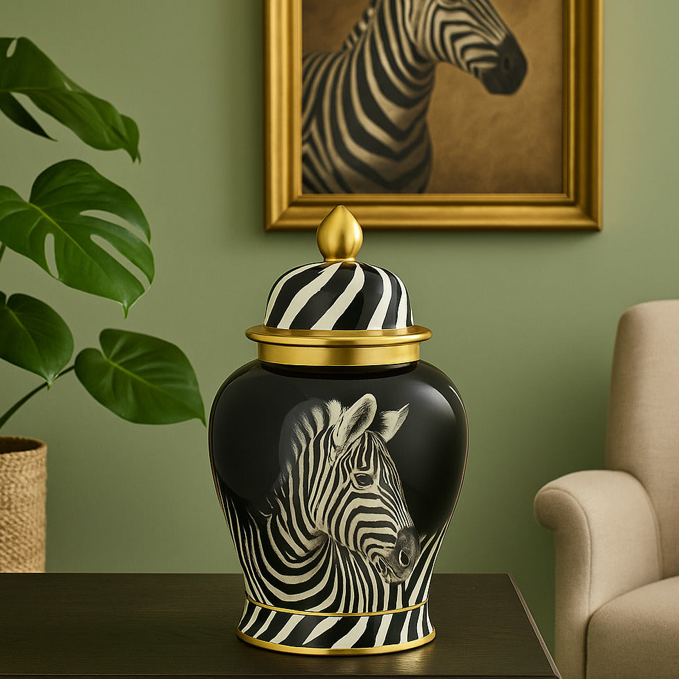 Kare - Vase Zebra Face 38cm