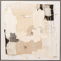 Kare - Framed Picture Arty Collage 120x120cm
