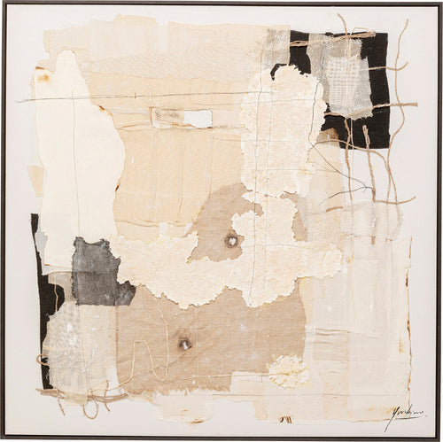 Kare - Framed Picture Arty Collage 120x120cm