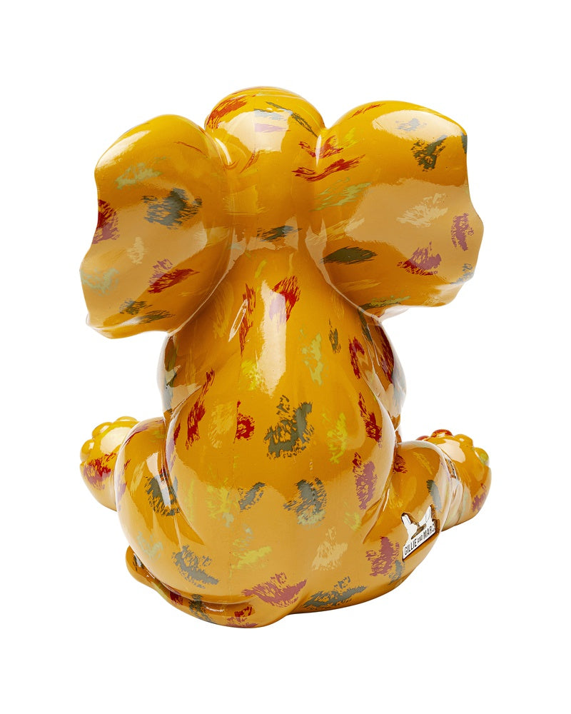 Kare - Deco Figurine Elephant Dots Yellow 18cm