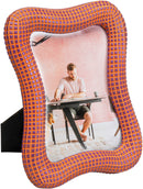 Kare - Picture Frame Wavy Orange 13x18cm