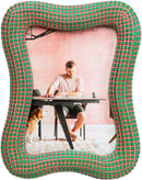 Kare - Picture Frame Wavy Green 13x18cm