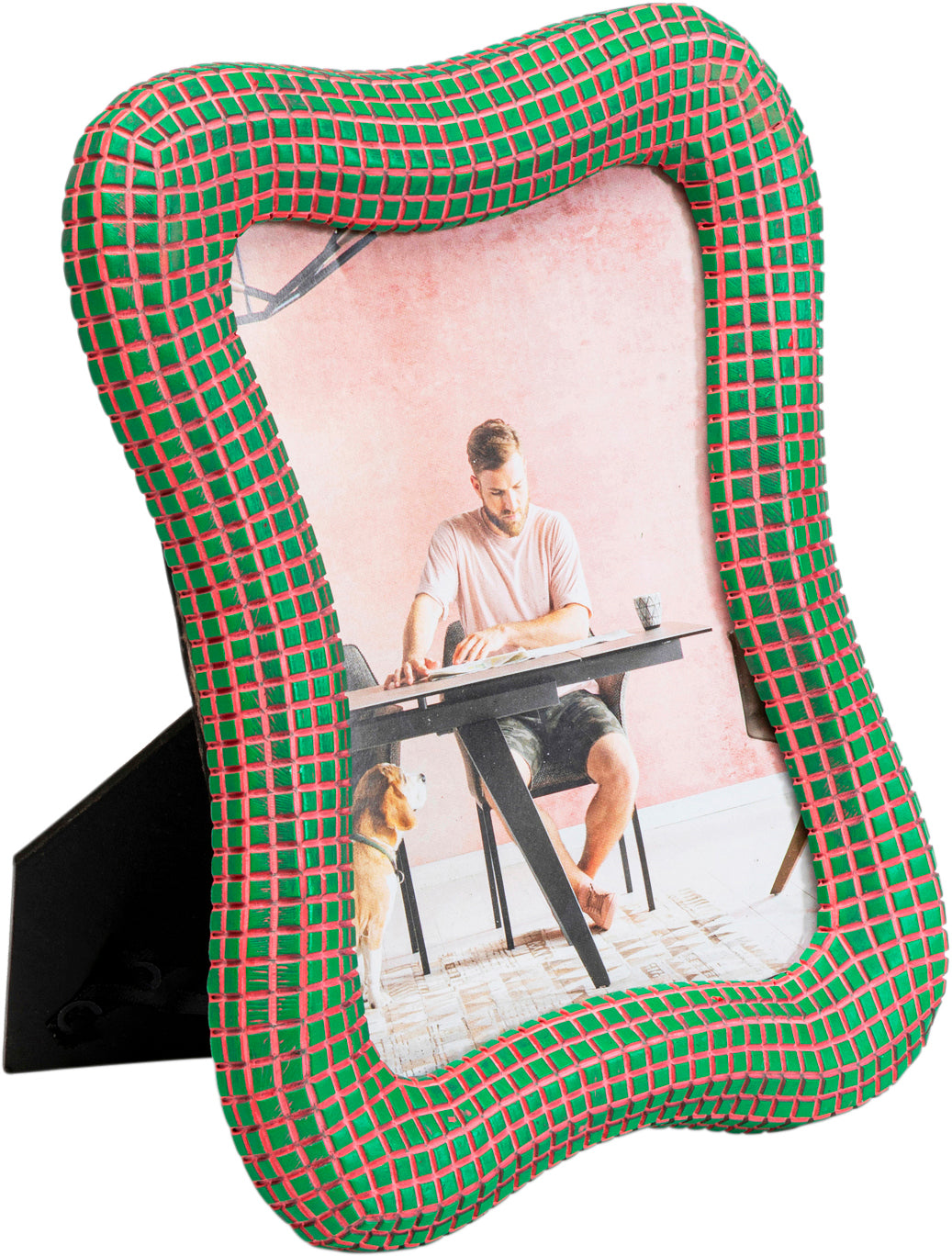 Kare - Picture Frame Wavy Green 13x18cm