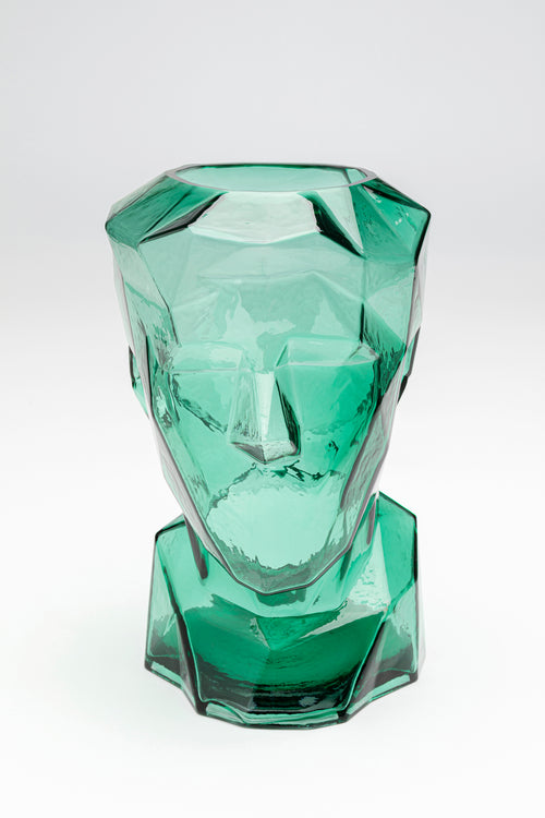 Kare - Vase Prisma Face Green 30cm