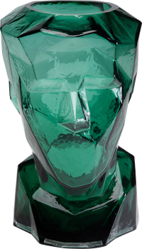 Kare - Vase Prisma Face Green 30cm