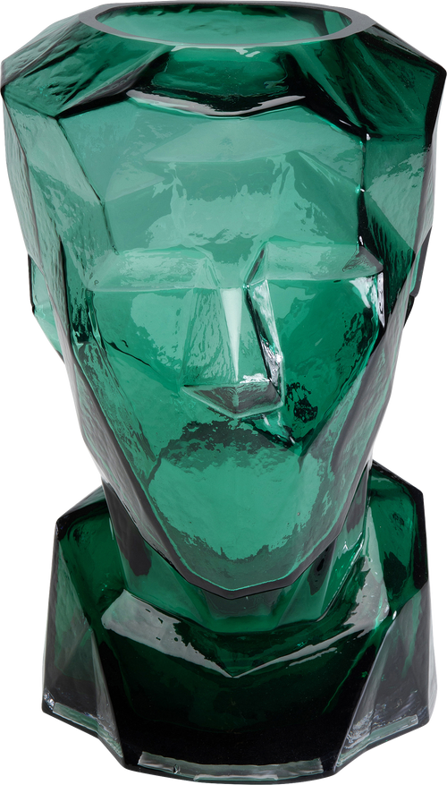 Kare - Vase Prisma Face Green 30cm