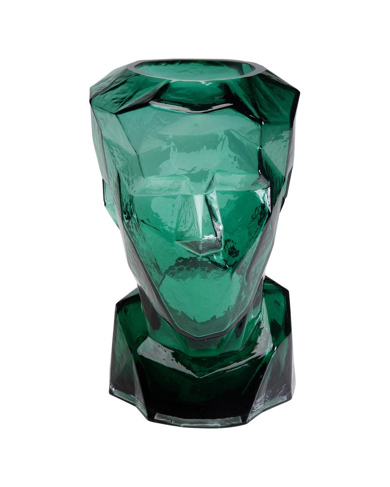 Kare - Vase Prisma Face Green 30cm