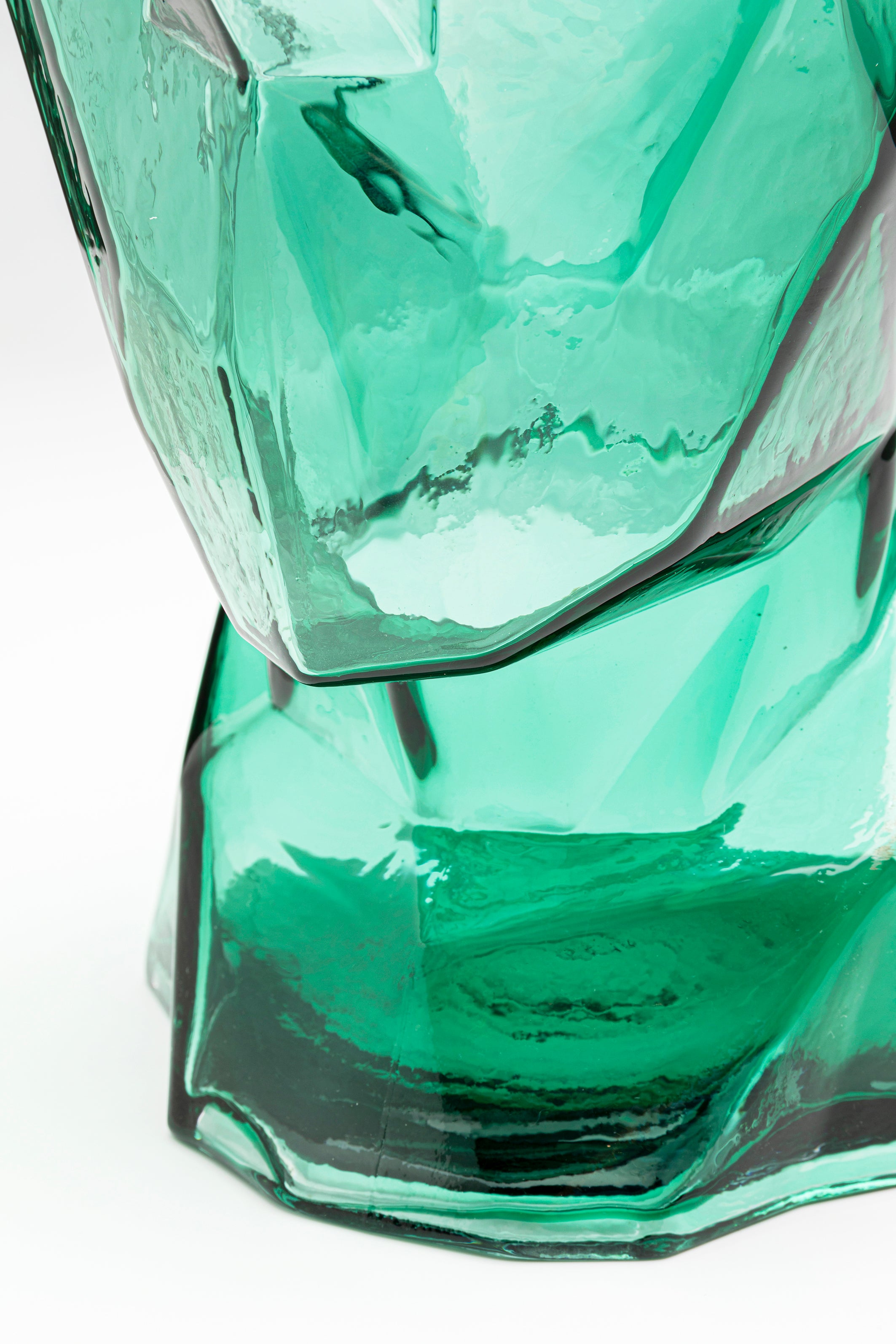 Kare - Vase Prisma Face Green 30cm