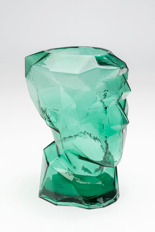 Kare - Vase Prisma Face Green 30cm