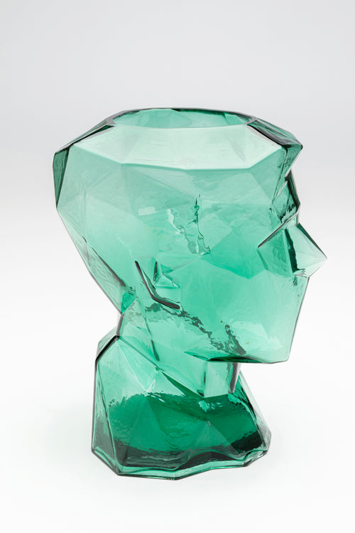 Kare - Vase Prisma Face Green 30cm