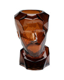 Kare - Vase Prisma Face Brown 30cm