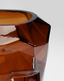 Kare - Vase Prisma Face Brown 30cm