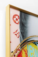 Kare - Framed Picture Times Square View 120x120cm