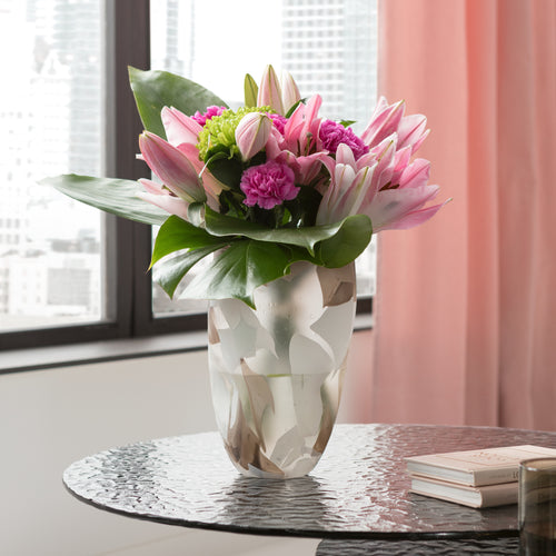 Kare - Vase Galicia Brown 28cm
